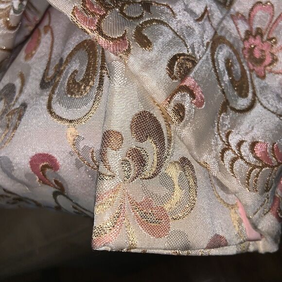 1960s Vintage Sara Fredricks Pink/Ivory 2 Piece Gown & Overcoat, Sz 4/6 *Read - Picture 10 of 12